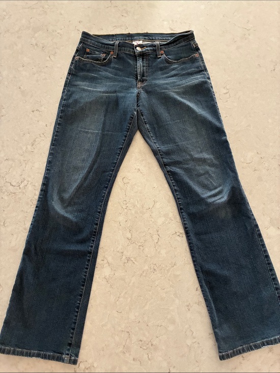 Lucky Brand Denim - Lucky Brand Straight Leg Jeans in Dark Blue Wash
